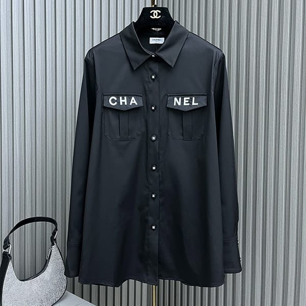 大人気!シャネル 長袖 シャツ 偽物 ブラウス コットン sha60469